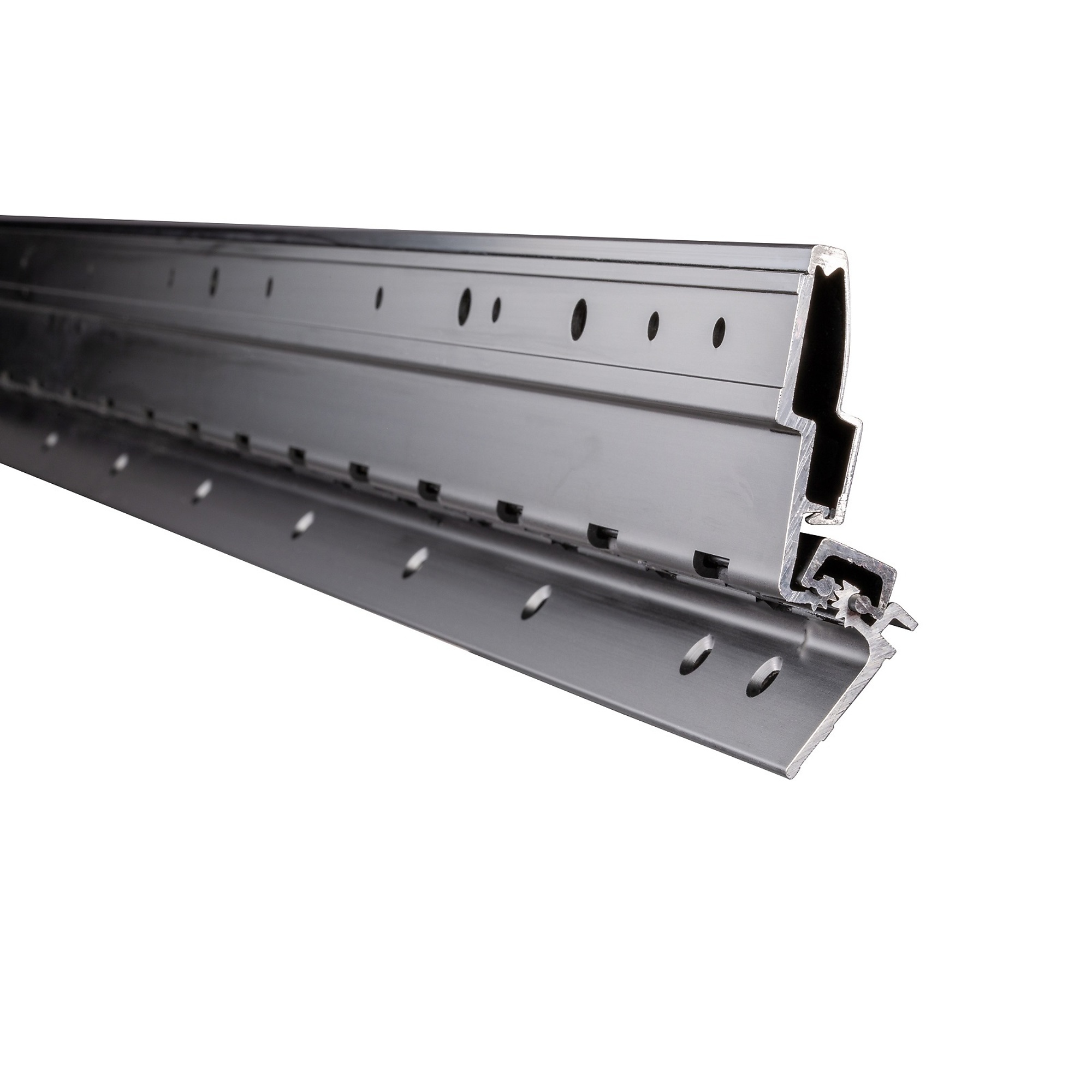 Global Door Controls Heavy-Duty Continuous Door Hinge — 95in. Length, Duronodic, Model# THY-1195HD-DU